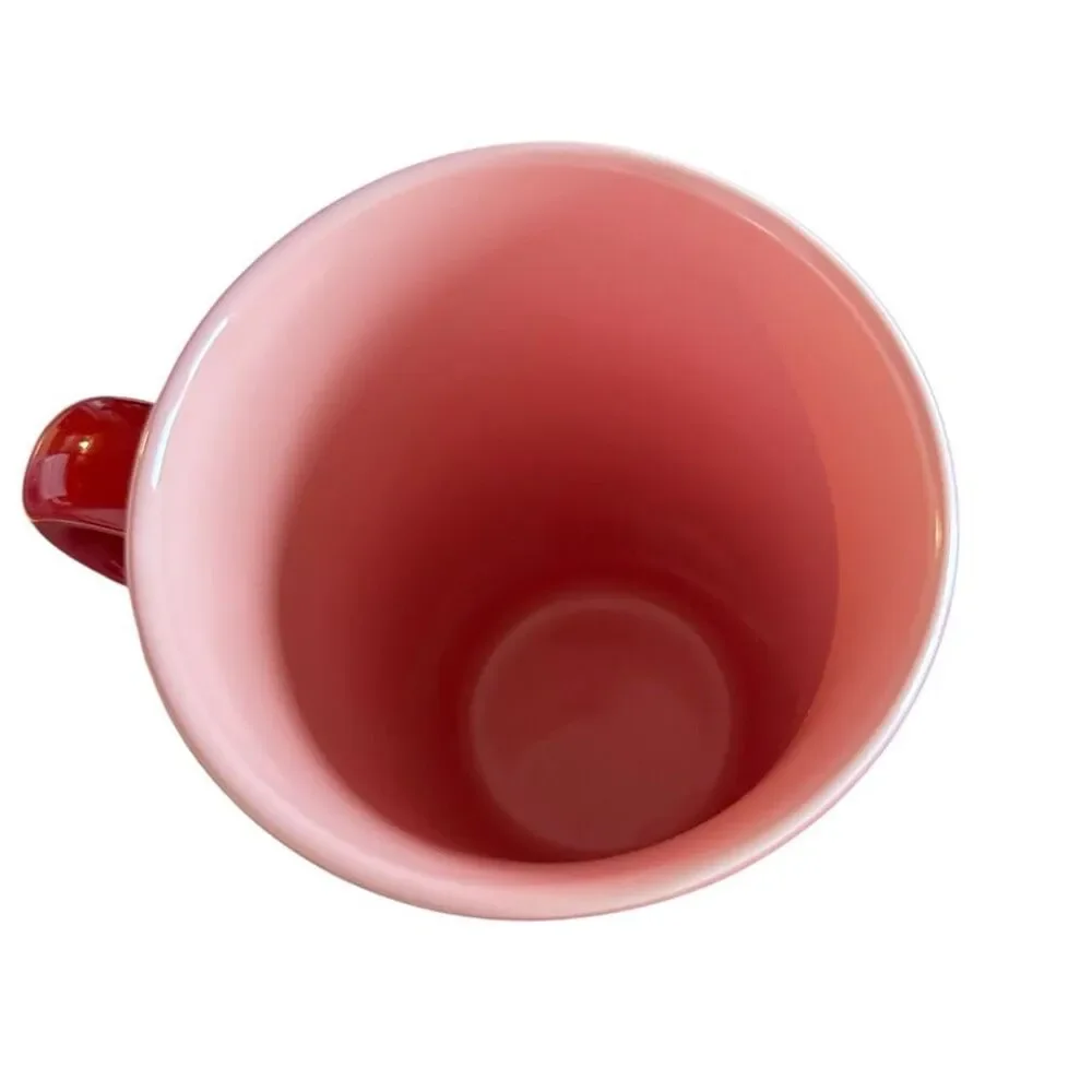 Starbucks 2021 Tall Coffee Mug, Red Classic Cup, Mermaid Green Logo  - 16 oz  **